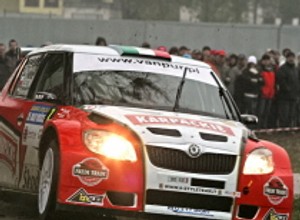 Rajd Barbórka 2009: Grzyb i Rzeźnik w Fabiach S2000