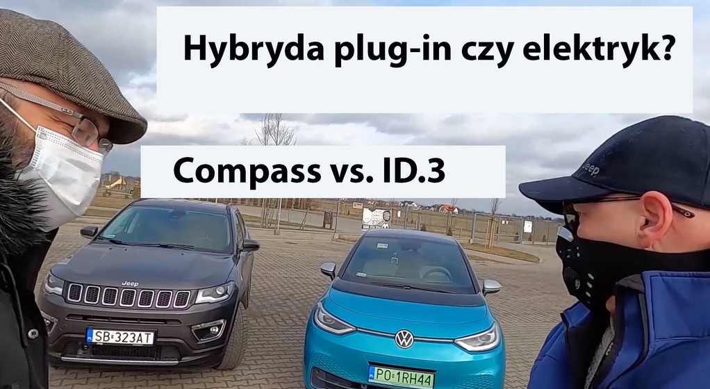 Auta bez ściemy - Jeep Compass PHEV kontra Volkswagen ID.3