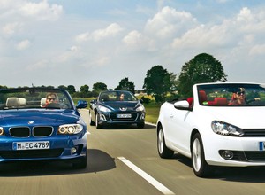 BMW 118i Cabrio kontra Peugeot 308 CC 1.6 THP i VW Golf Cabrio 1.4 TSI: oto kompakty na słoneczne lato