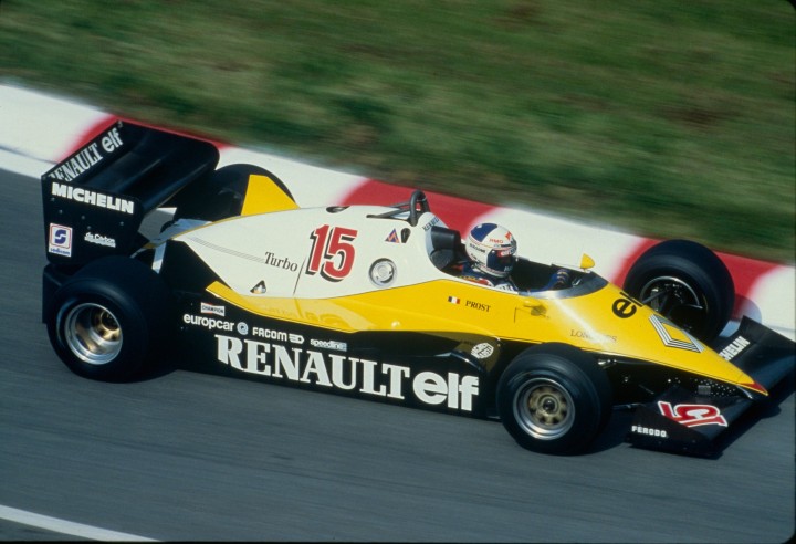 Bolidy Formuły 1 Renault podczas Classic Days