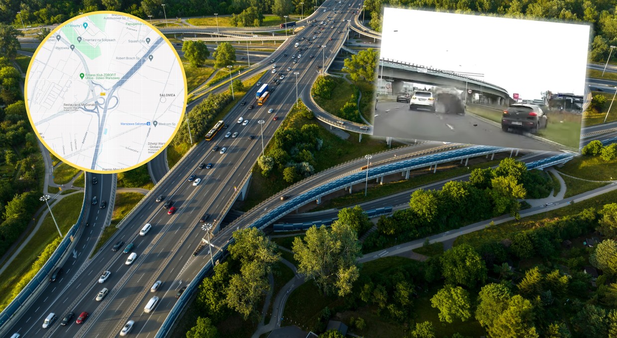 "Zapomniała" skręcić z prawoskrętu, rozbiła dwa auta. "To standardzik w Warszawie"