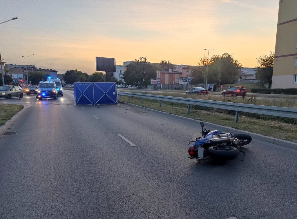 Tragedia w Bydgoszczy. Zginął 36-letni motocyklista