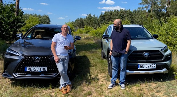 Lexus NX 450h kontra Toyota RAV-4 - czy warto dopłacić kilkadziesiąt tysięcy do marki premium?