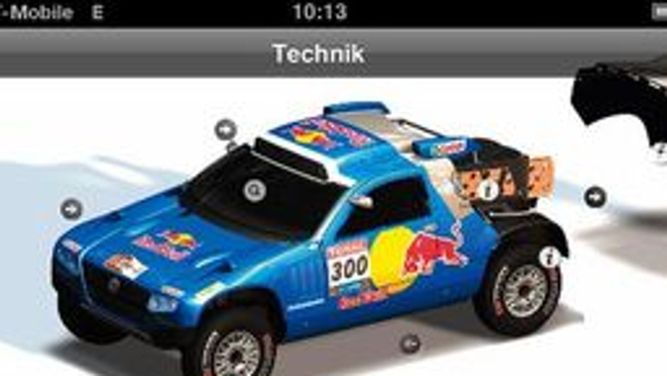 Rajd Dakar 2010: Volkswagen w iPhone