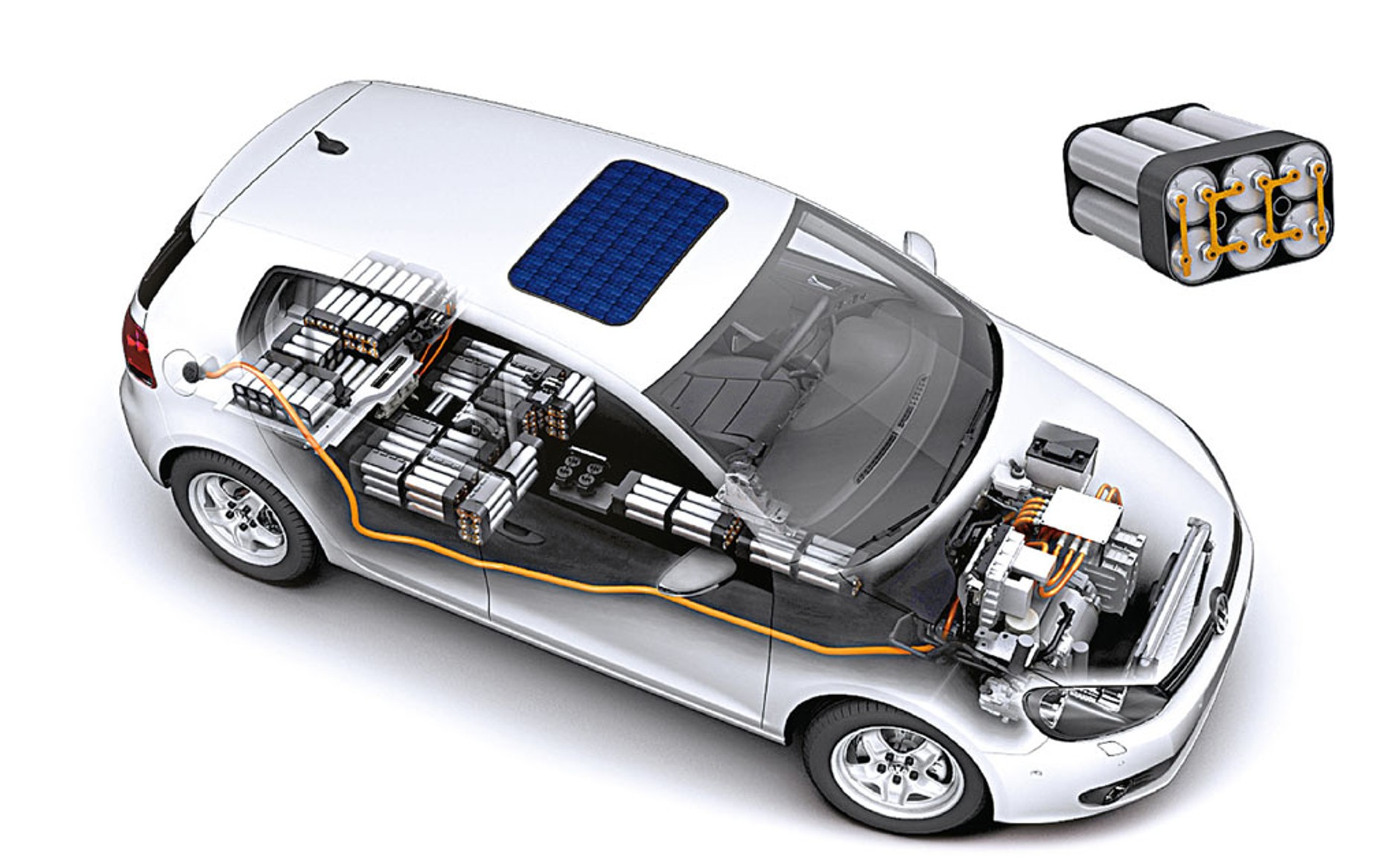 VW Golf Blue-e-motion: Na prąd, ale nadal Golf!