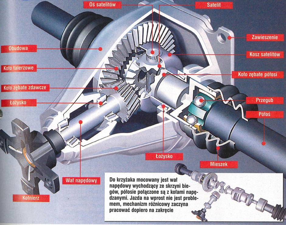 Jak działa mechanizm różnicowy?