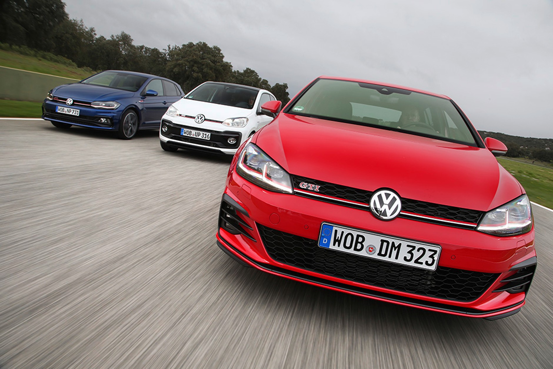 Rodzina łobuzów – Volkswagen Golf, Polo i up! w wersji GTI
