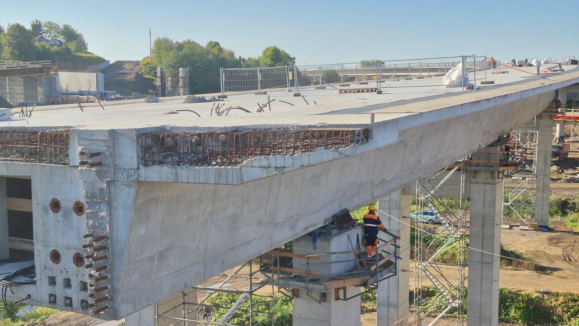 Estakada na węźle Mistrzejowice