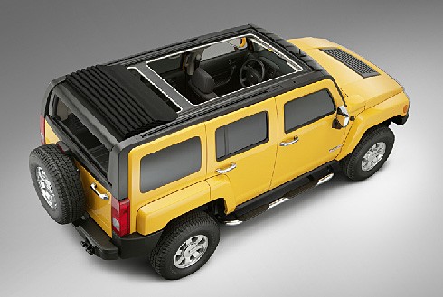 Hummer H3 Open Top: safari w Detroit
