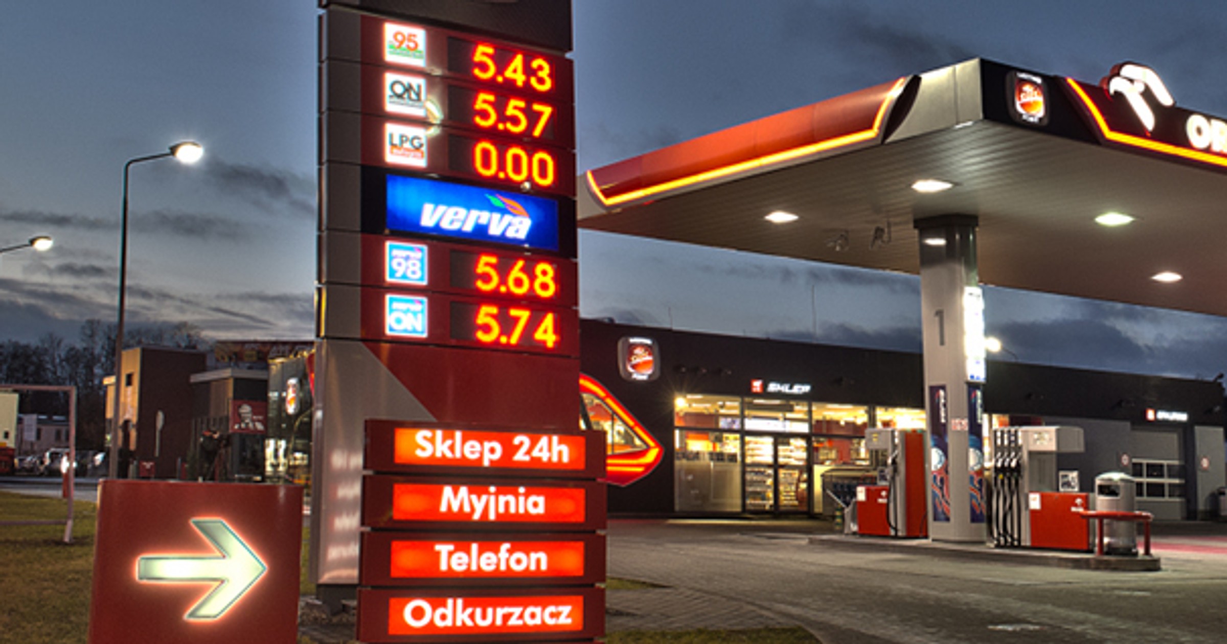 Stacja paliw Orlenu dla wymagających