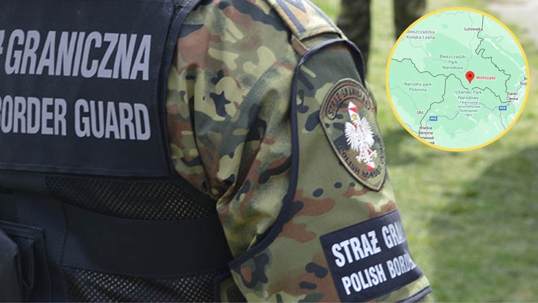 To przejście graniczne Polska otworzyła tylko dwa razy. Przedziwne miejsce w Bieszczadach (Screen: Google Maps)