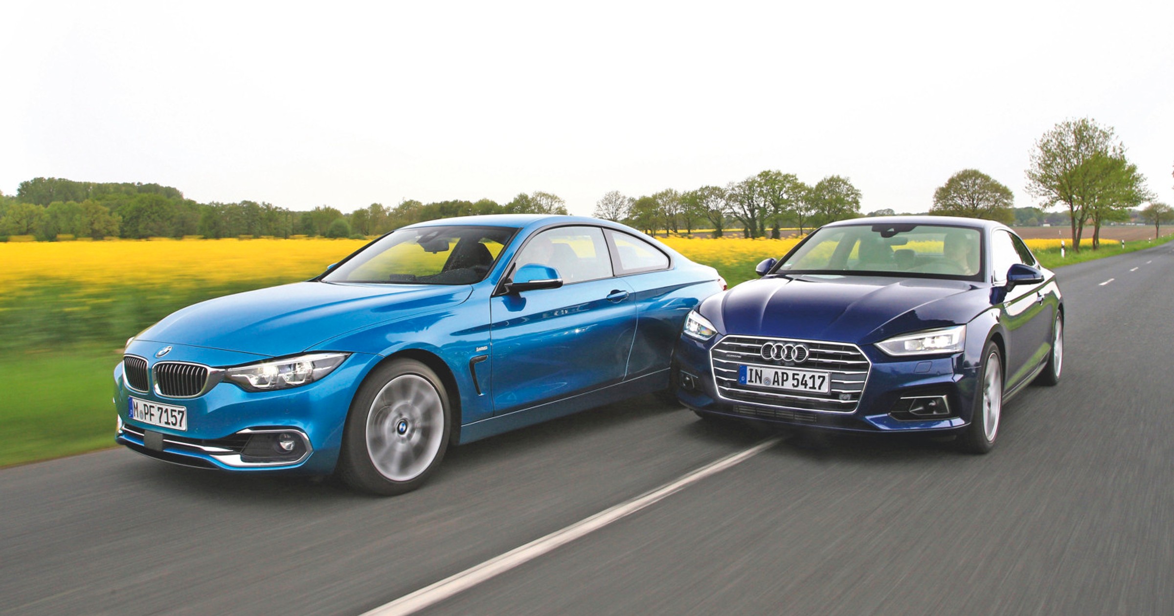 Brakuje tylko dwóch cylindrów - Audi A5 vs. BMW 430i