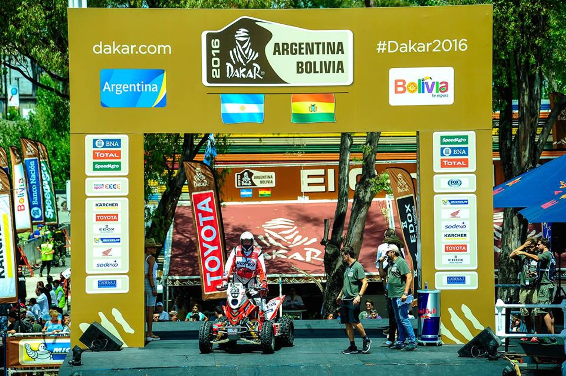 Rafał Sonik na starcie