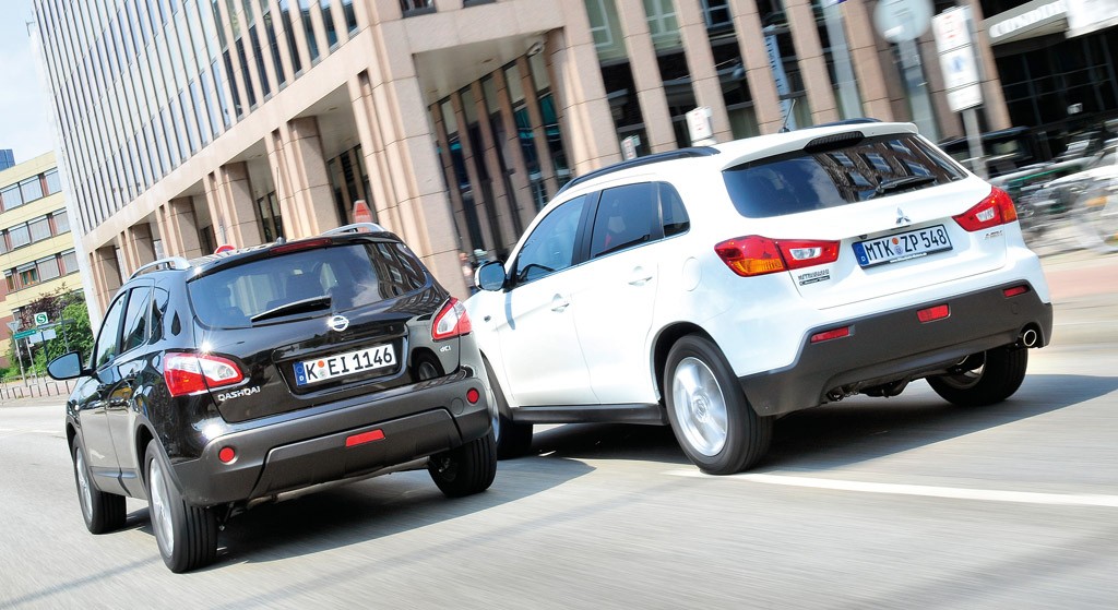 Mitsubishi ASX kontra Nissan Qashqai: crossovery gotowe na podbój miejskiej dżungli