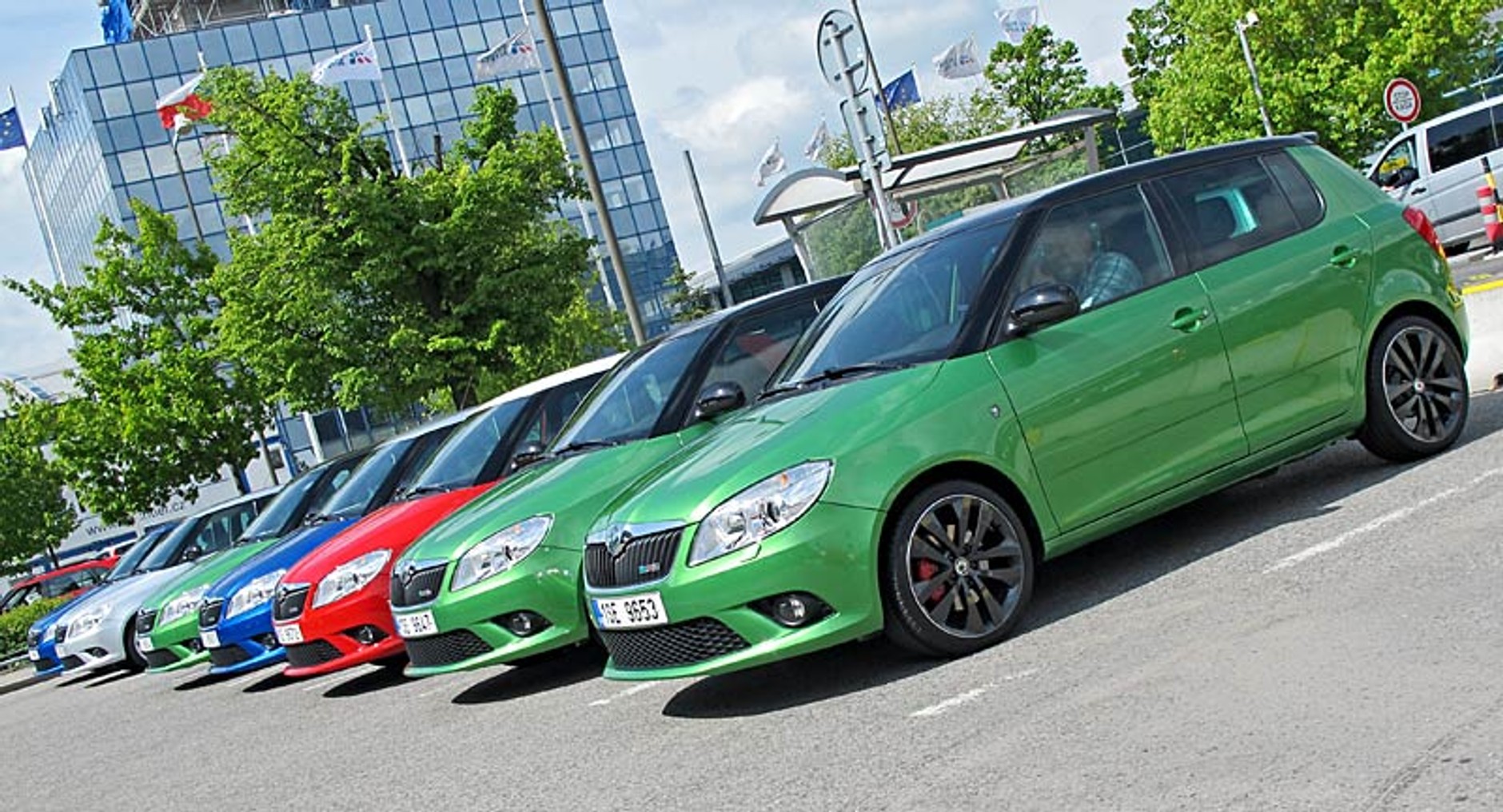 Ostra Fabia RS w akcji