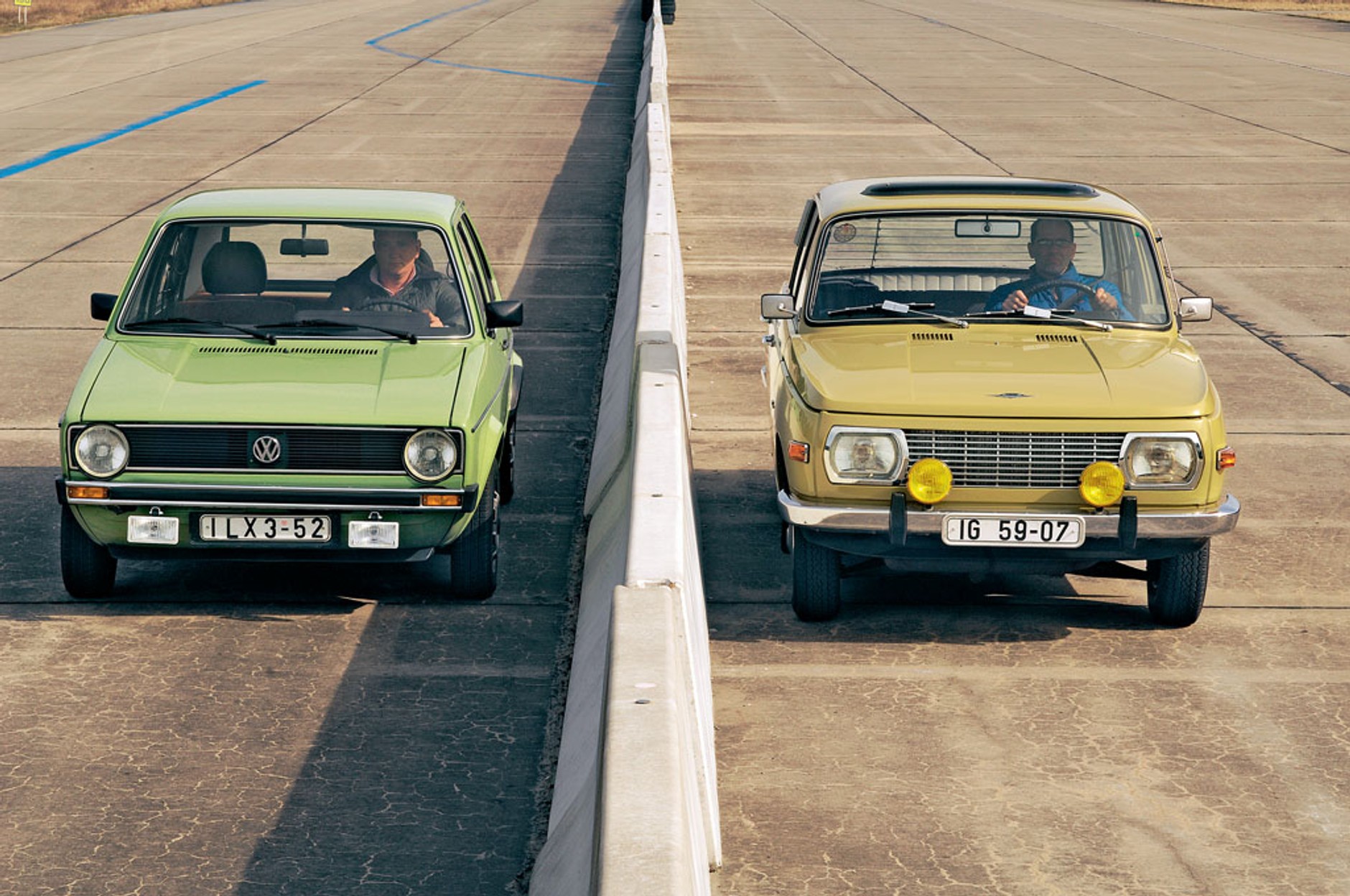 Volkswagen Golf I kontra Wartburg 353: duet niemiecko-niemiecki