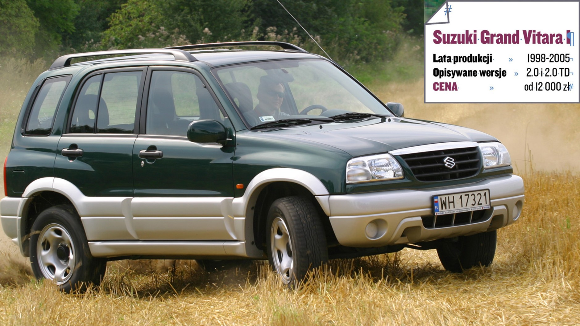 Suzuki Grand Vitara I (1998-2005) - od 12 000 zł