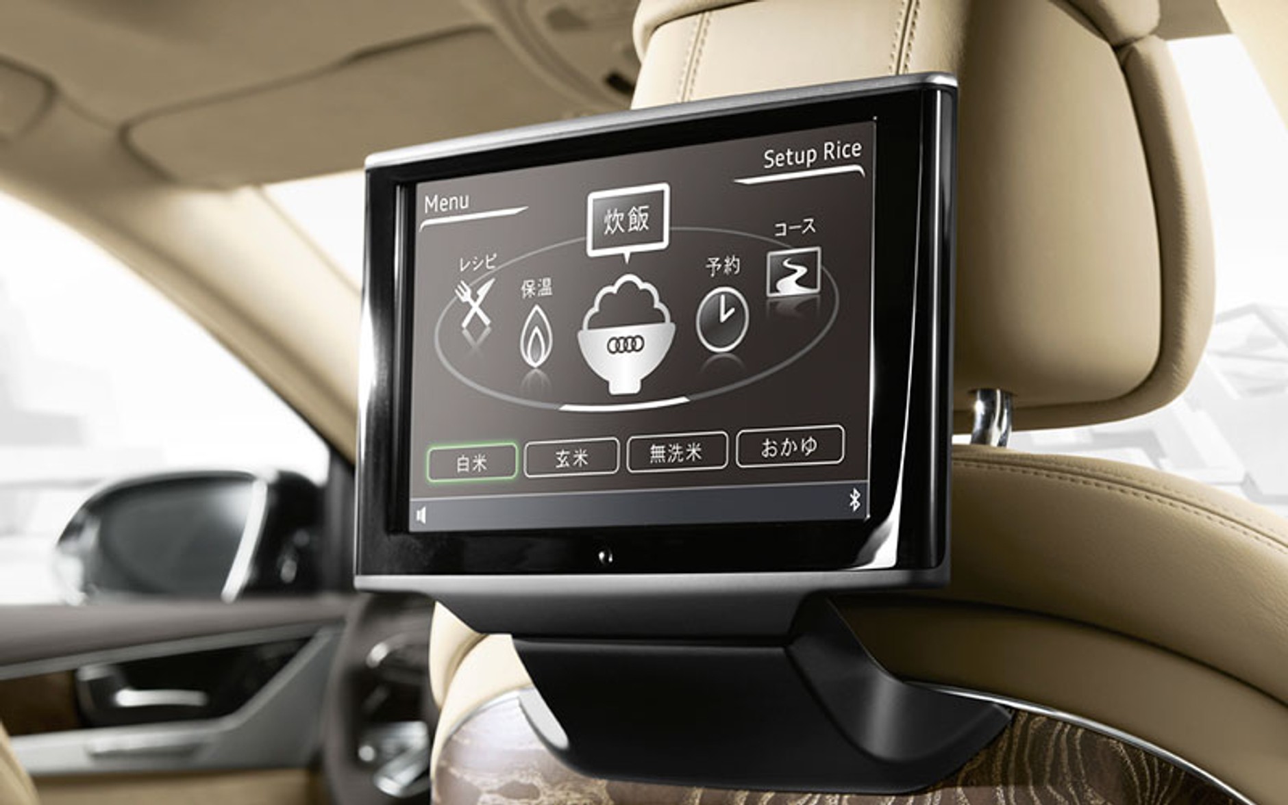 Audi A8 z ryżowarem na pokładzie