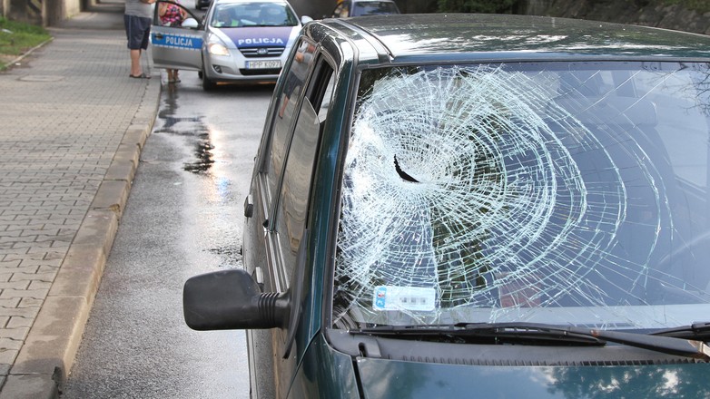 Wypadek z udziałem pieszego