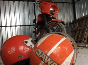 Motocykl z napadu stulecia wystawiony na sprzedaż!