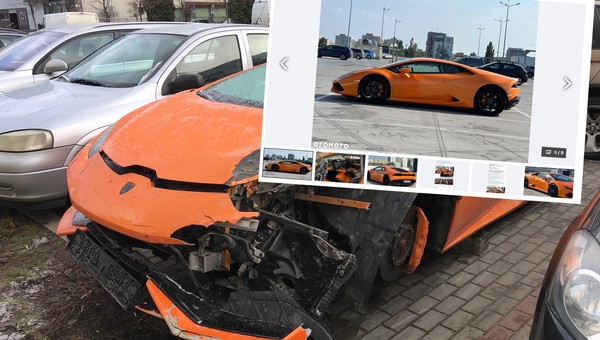 Słynne Lamborghini Huracan z Warszawy na sprzedaż za ponad 1 mln zł. "Zostało naprawione, jak należy"