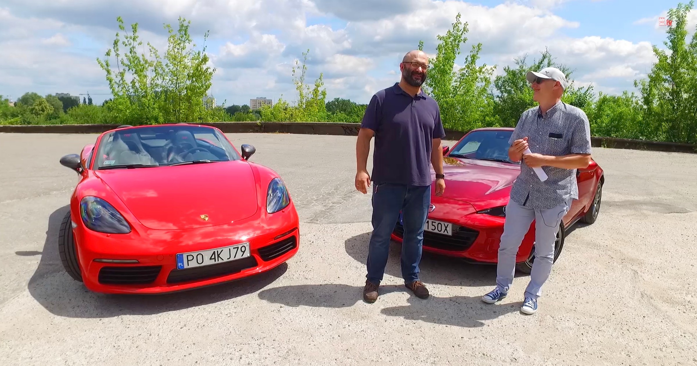 Auta bez ściemy - Porsche Boxster T kontra Mazda MX-5 RF