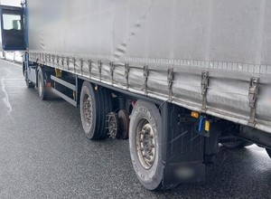 Gdy inspektorzy ITD to zauważyli, od razu skierowali ciężarówkę na parking