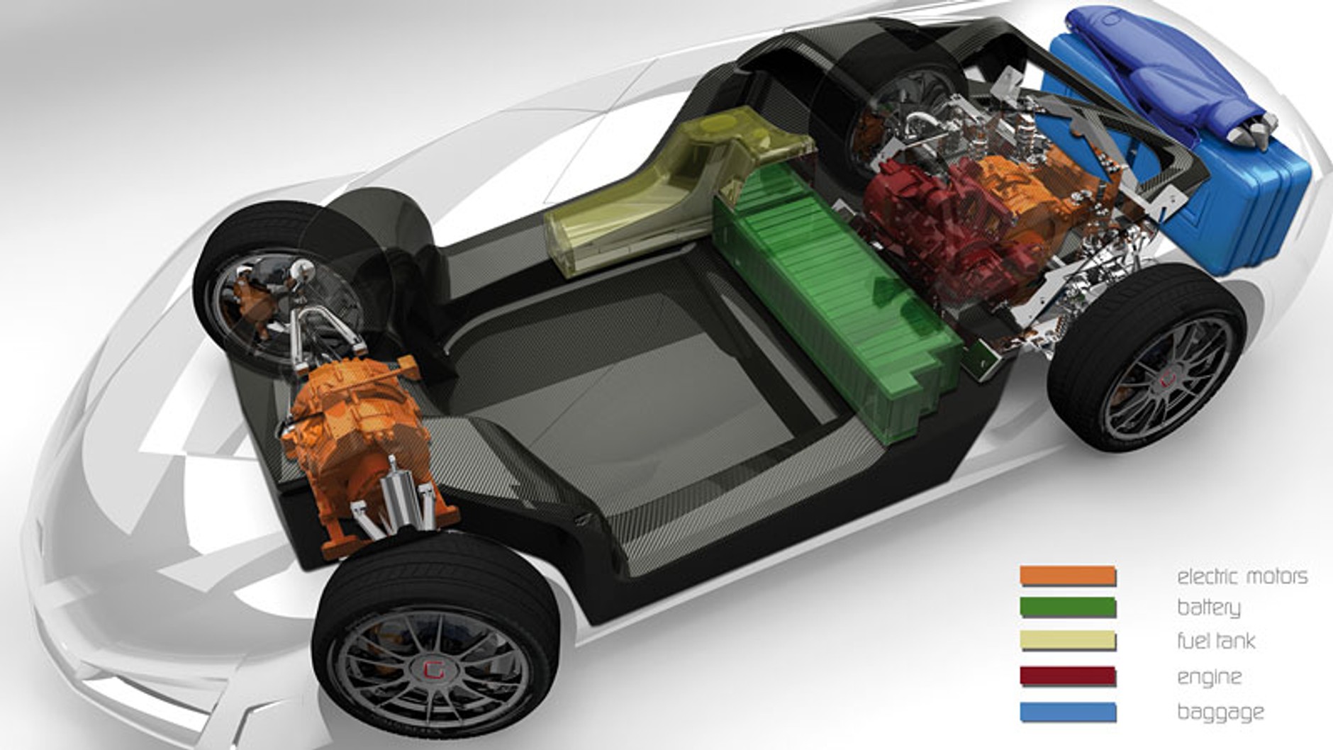 Genewa 2009: Italdesign Giugiaro Frazer-Nash Namir – hybrydowy tygrys we włoskim garniturze
