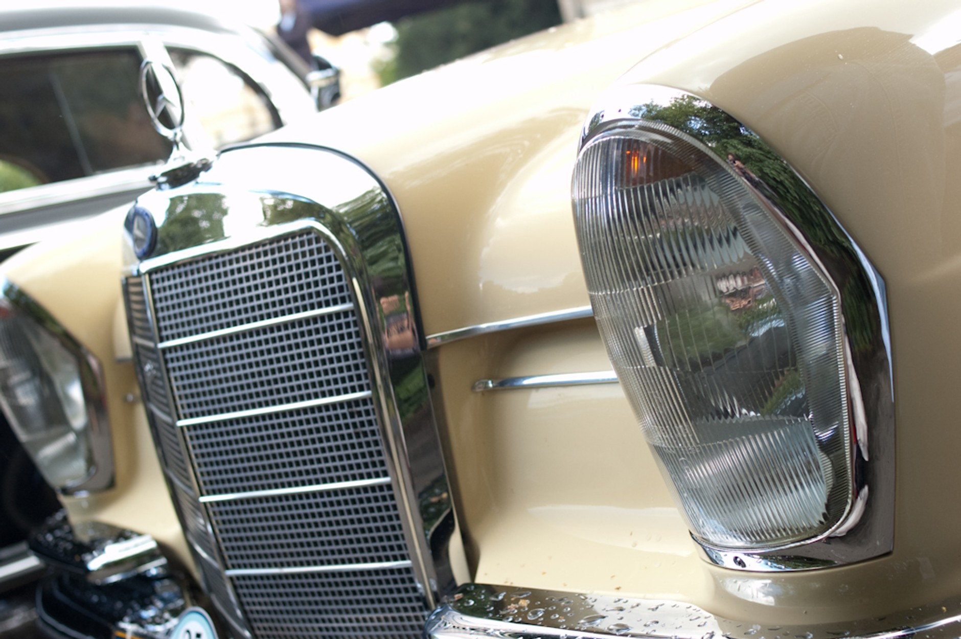 Klasyczne Mercedesy w Wilanowie