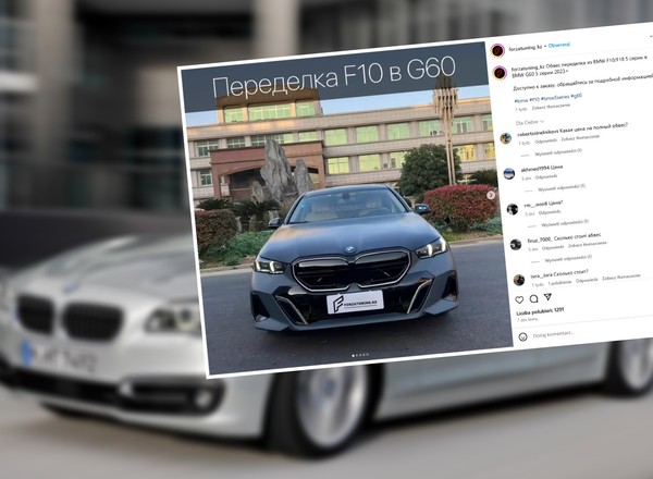W Kazachstanie przerobili BMW serii 5 F10 na G60. I stali się hitem sieci