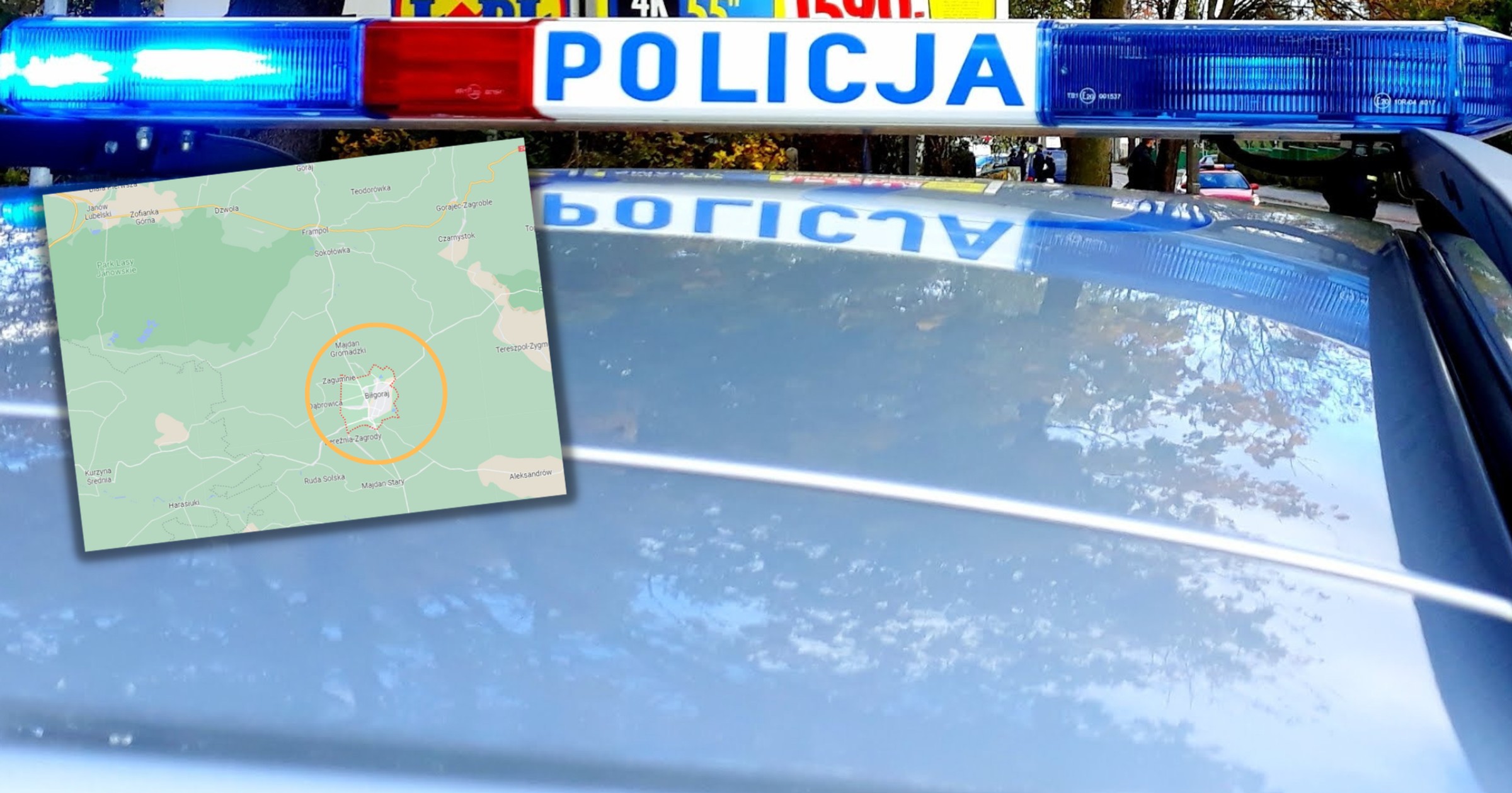 Policjant został zawieszony w czynnościach służbowych (Screen: Google Maps)