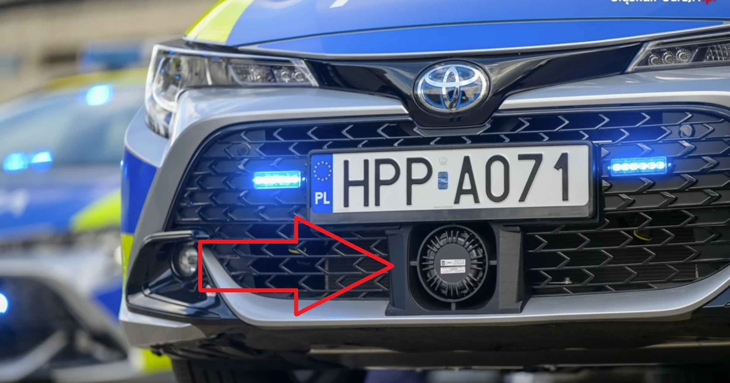 Policyjna Toyota Corolla