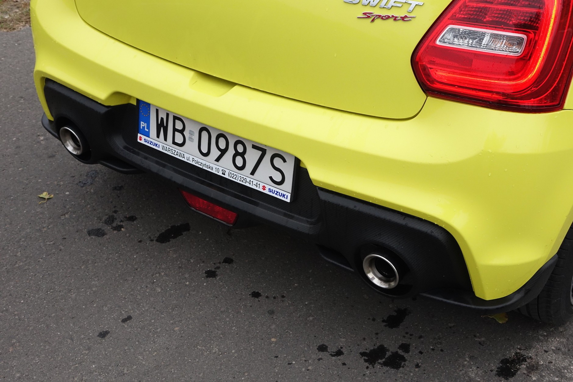 Suzuki Swift Sport wydech