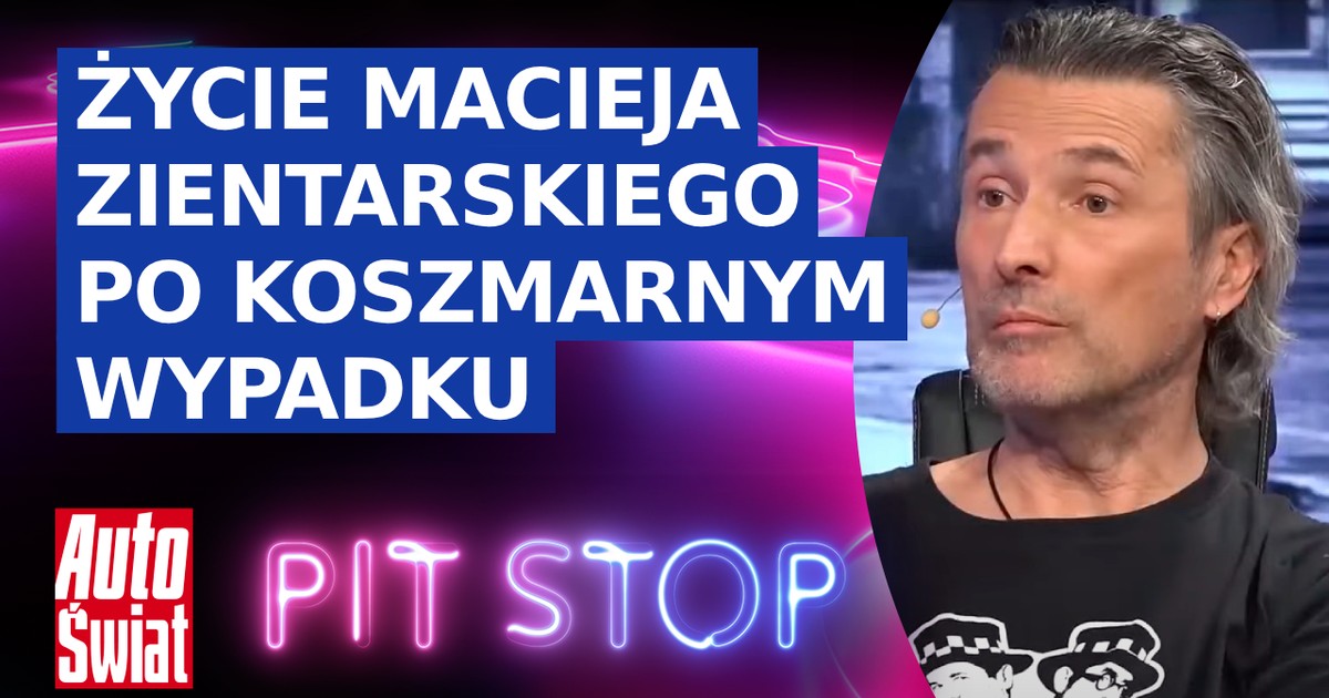 Maciej Zientarski w Auto Świat Pit Stop