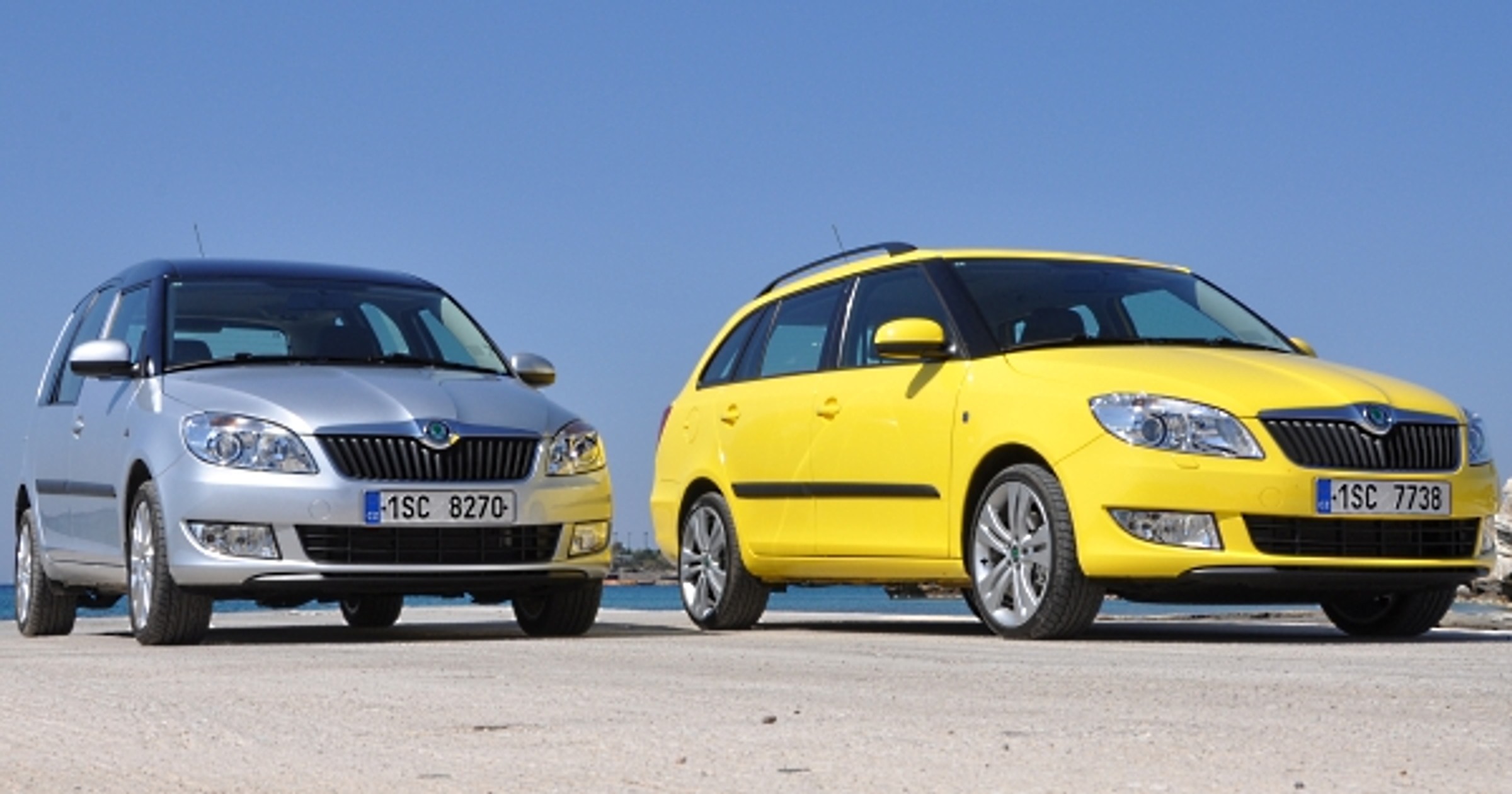 Skoda Roomster i Fabia