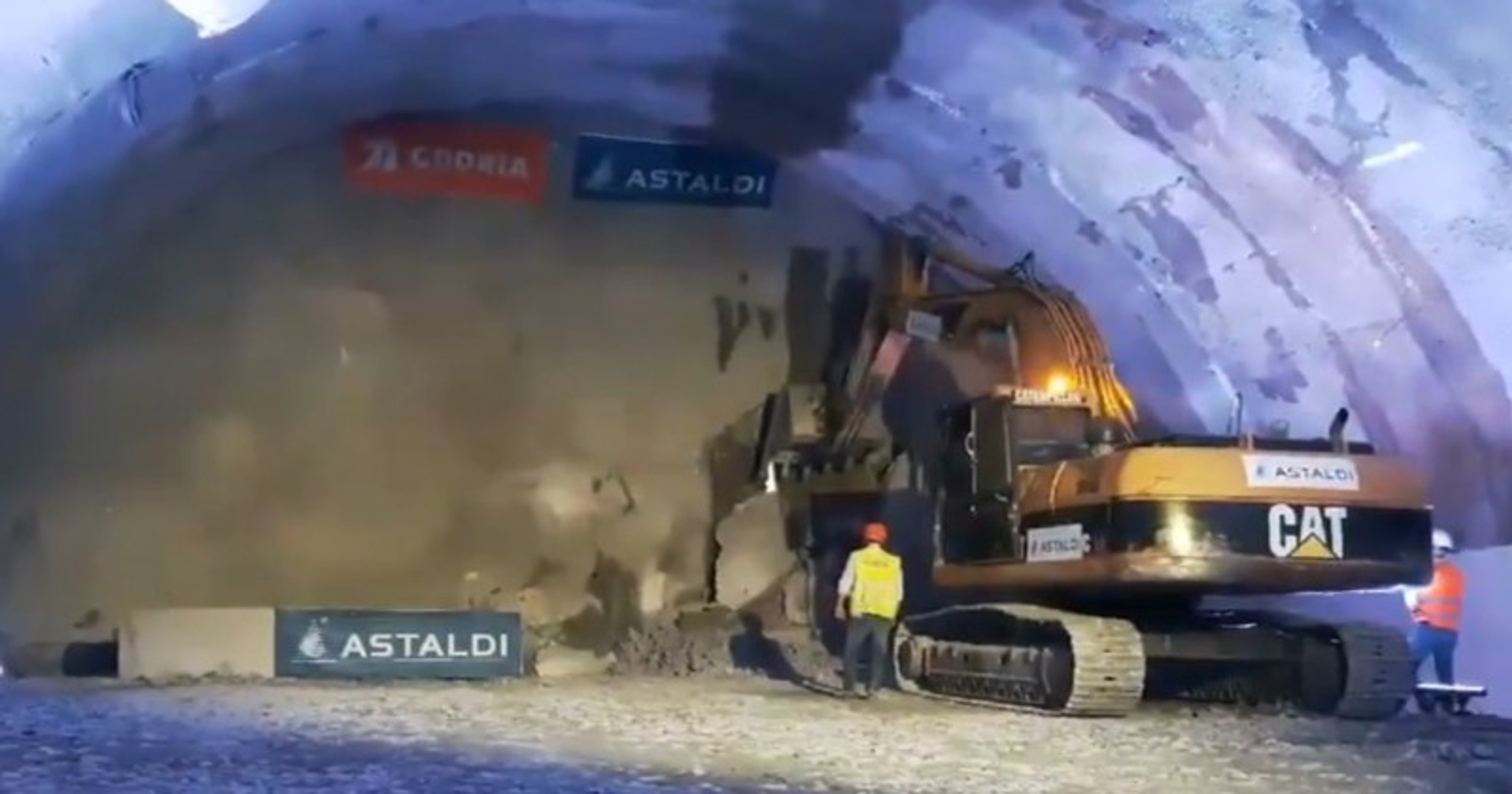 Pierwszą nitkę tunelu na zakopiance wydrążono w październiku 2019 r.