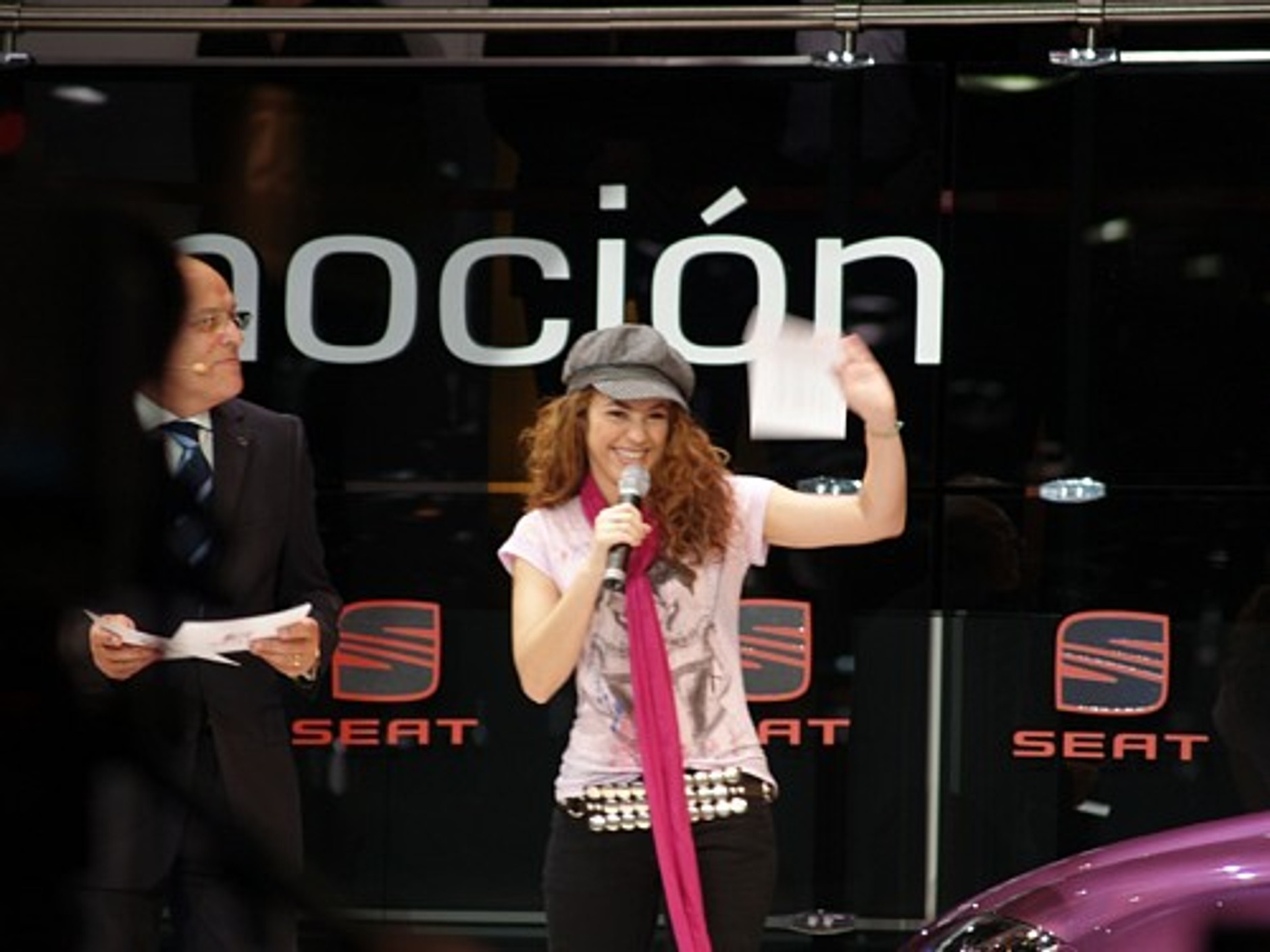Shakira na stoisku Seata