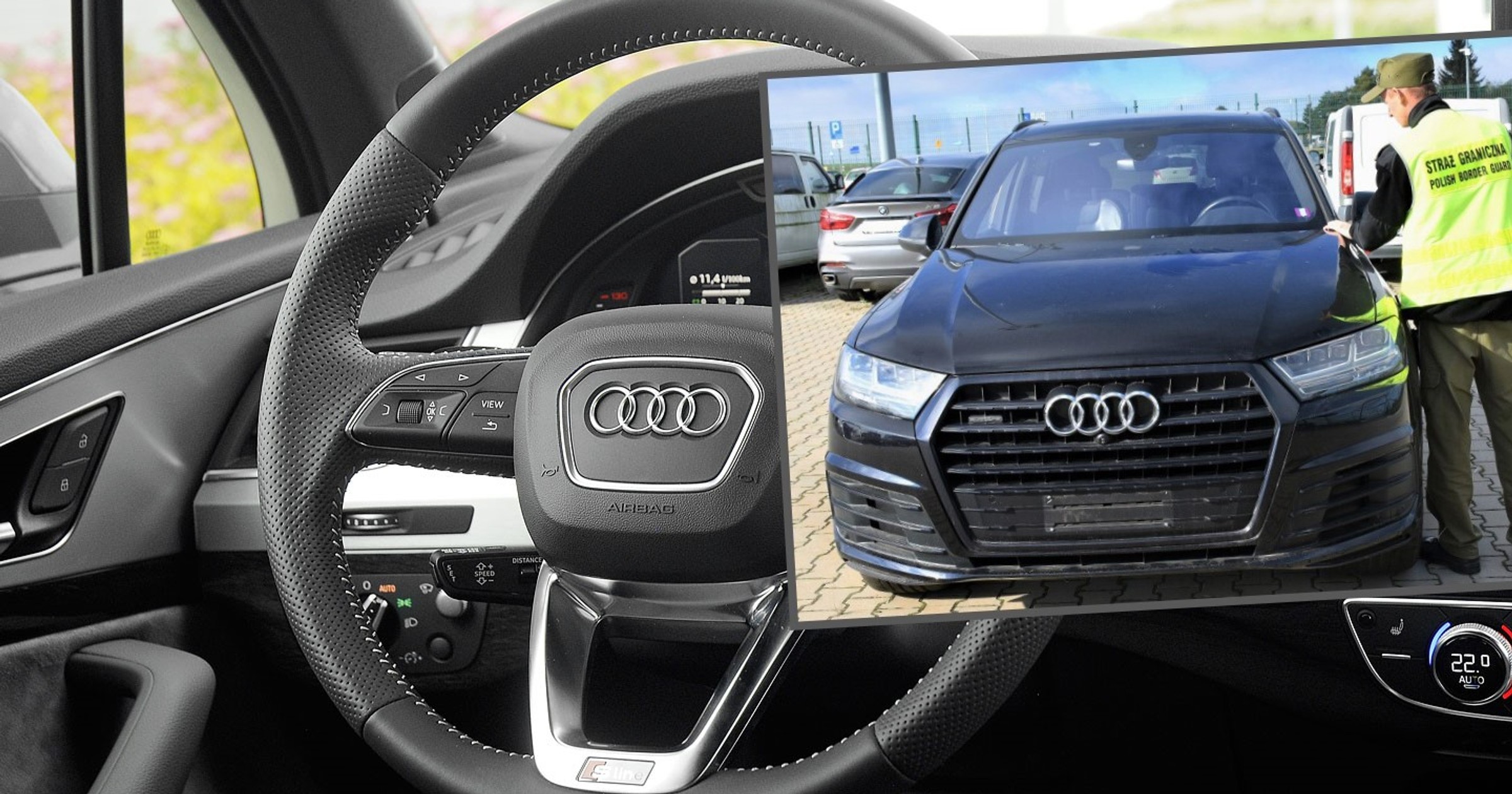 Straż Graniczna poinformowała o odzyskaniu Audi Q7