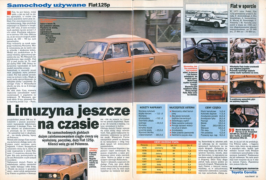 Fiat 125p - Limuzyna jeszcze na czasie