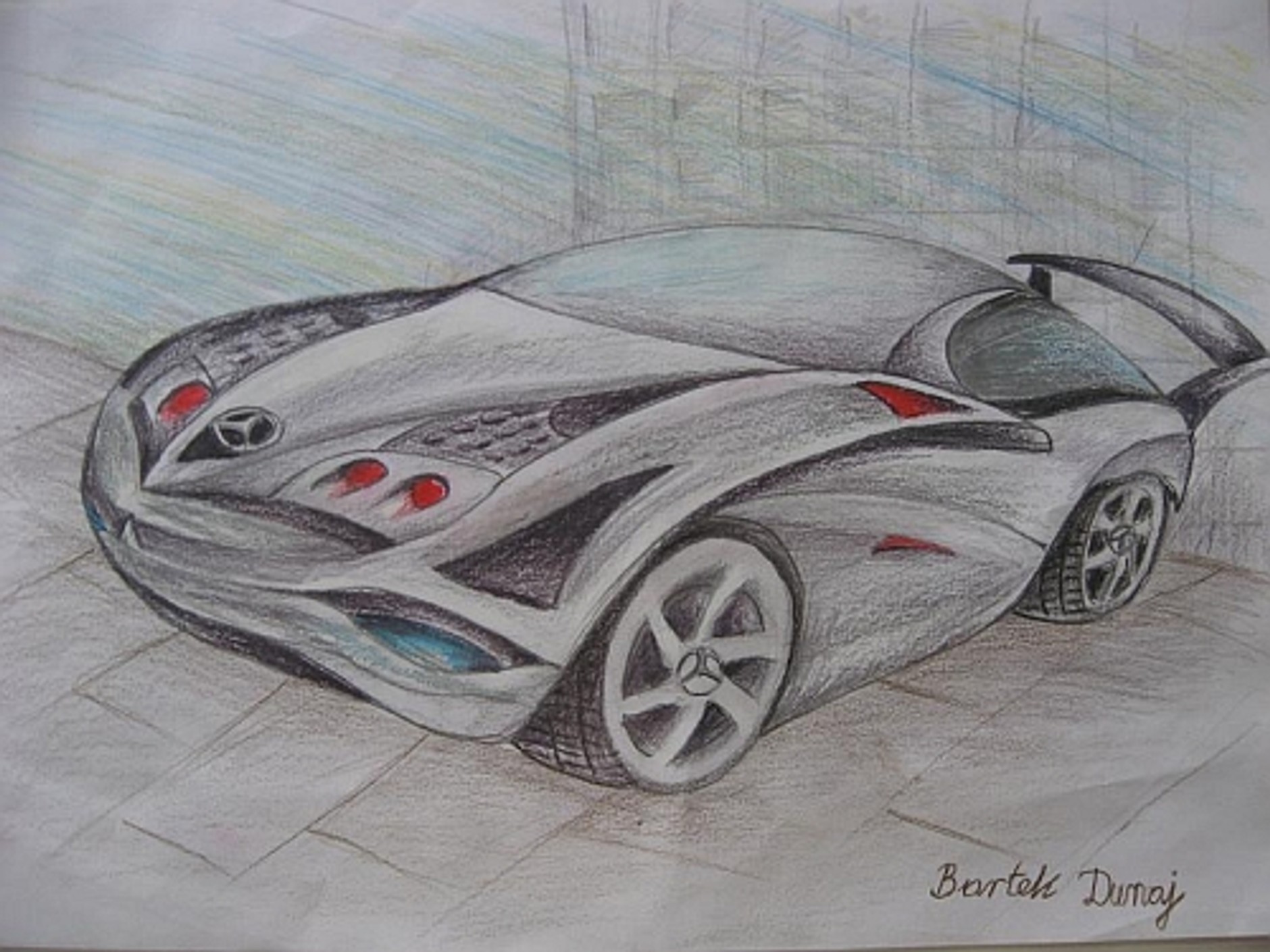 Samochody przyszłości według dzieci