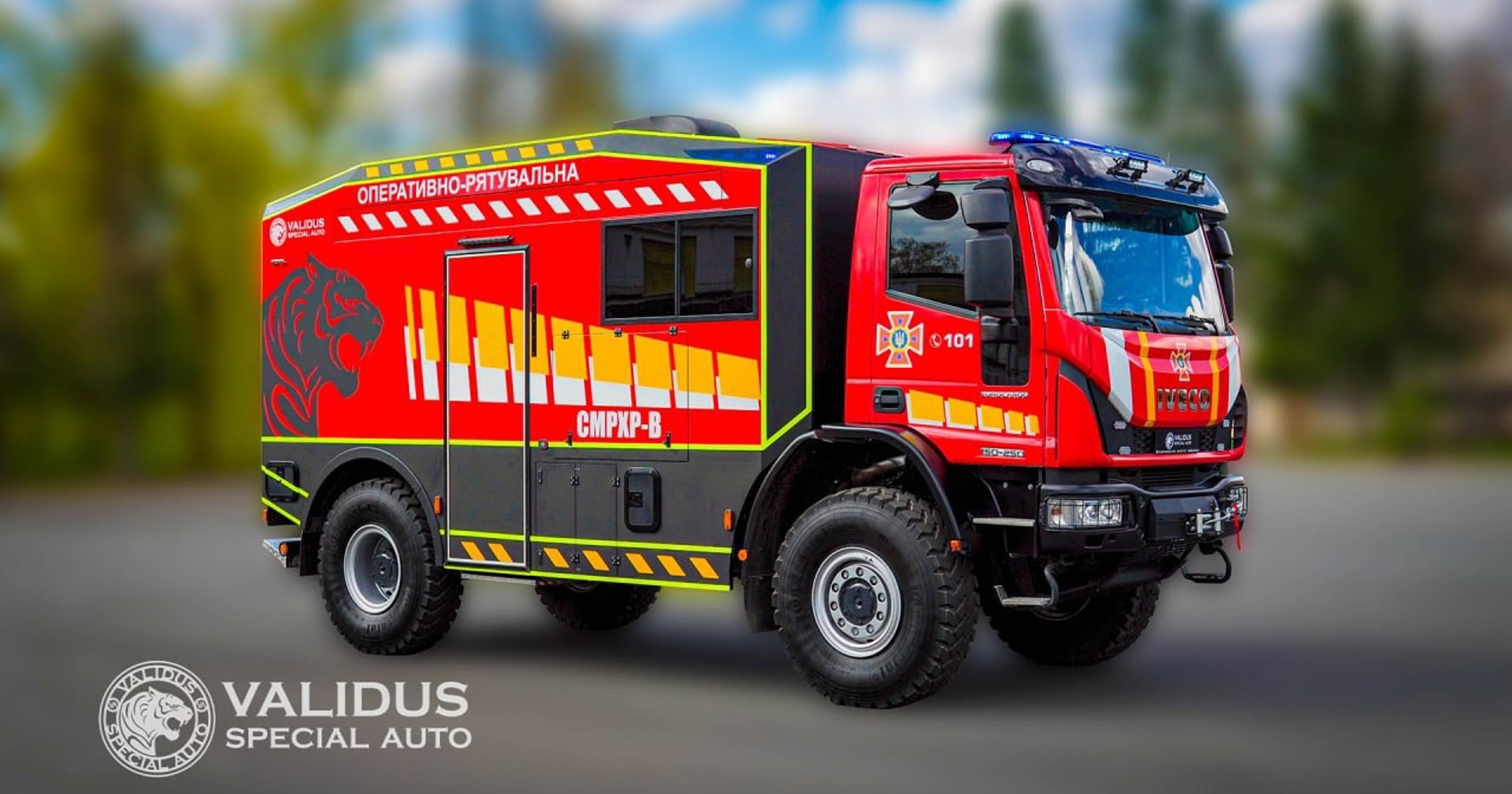 Iveco Eurocargo 4x4 do wykrywania radiacji i ataków chemicznych
