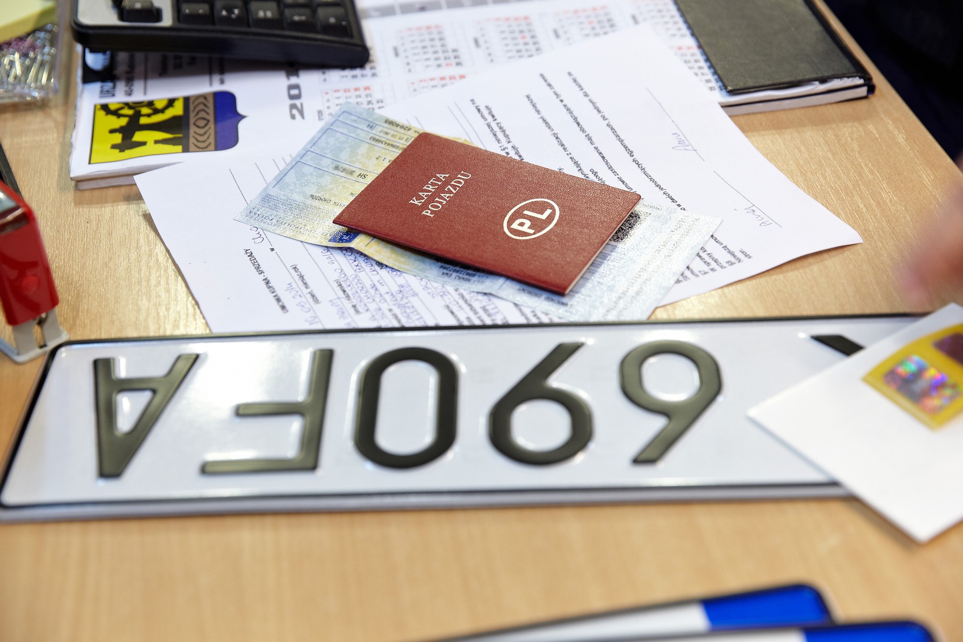 Rejestracja samochodu