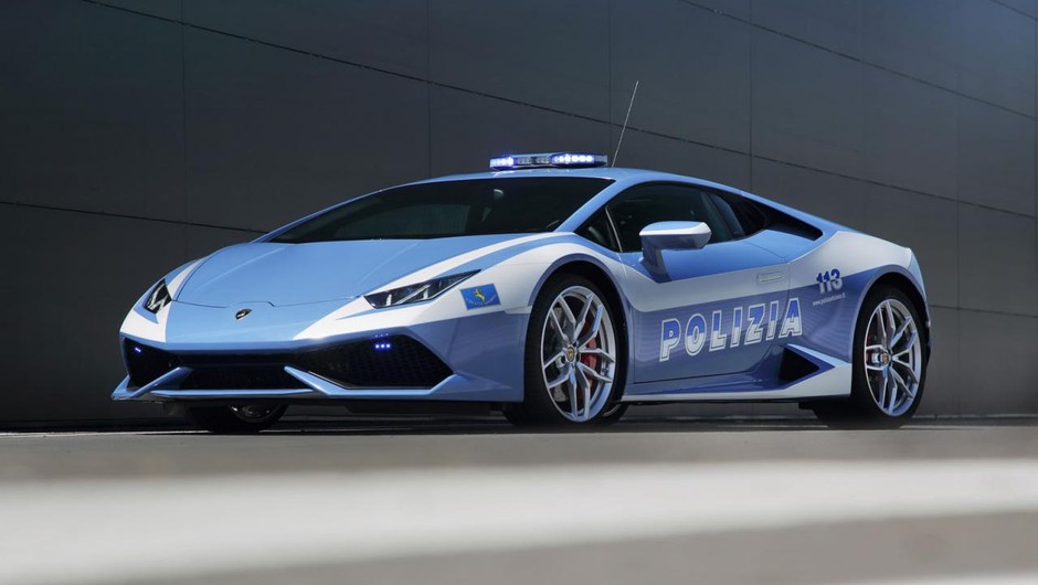 Lamborghini Huracan włoskiej policji