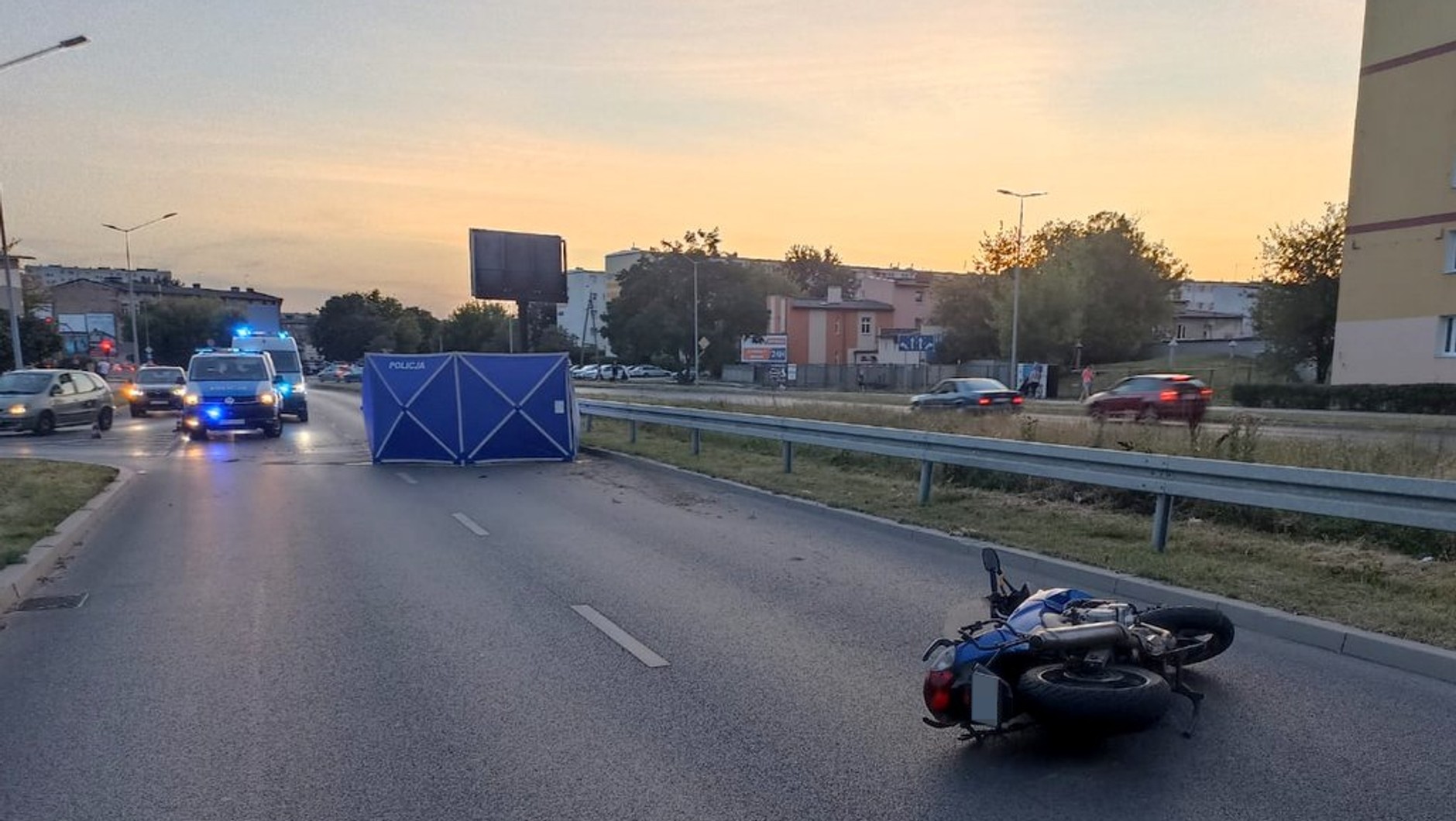 Tragedia w Bydgoszczy. Zginął 36-letni motocyklista