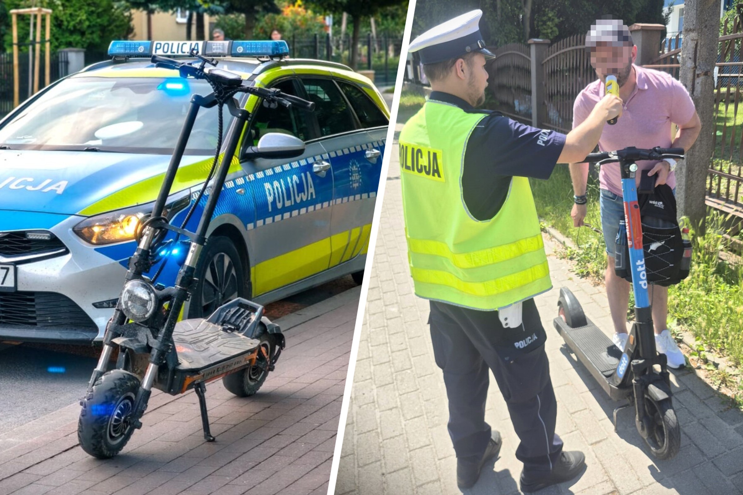 Hulajnogi i rowery na celowniku policji. Posypały się mandaty. W tym ten nowy