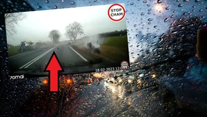 Makabra na DK11. Kierowca osobówki nie miał żadnych szans [WIDEO]