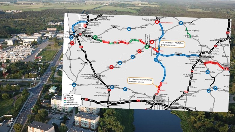 GDDKiA podpisała umowę na budowę nowych odcinków dróg ekspresowych S10 i S11