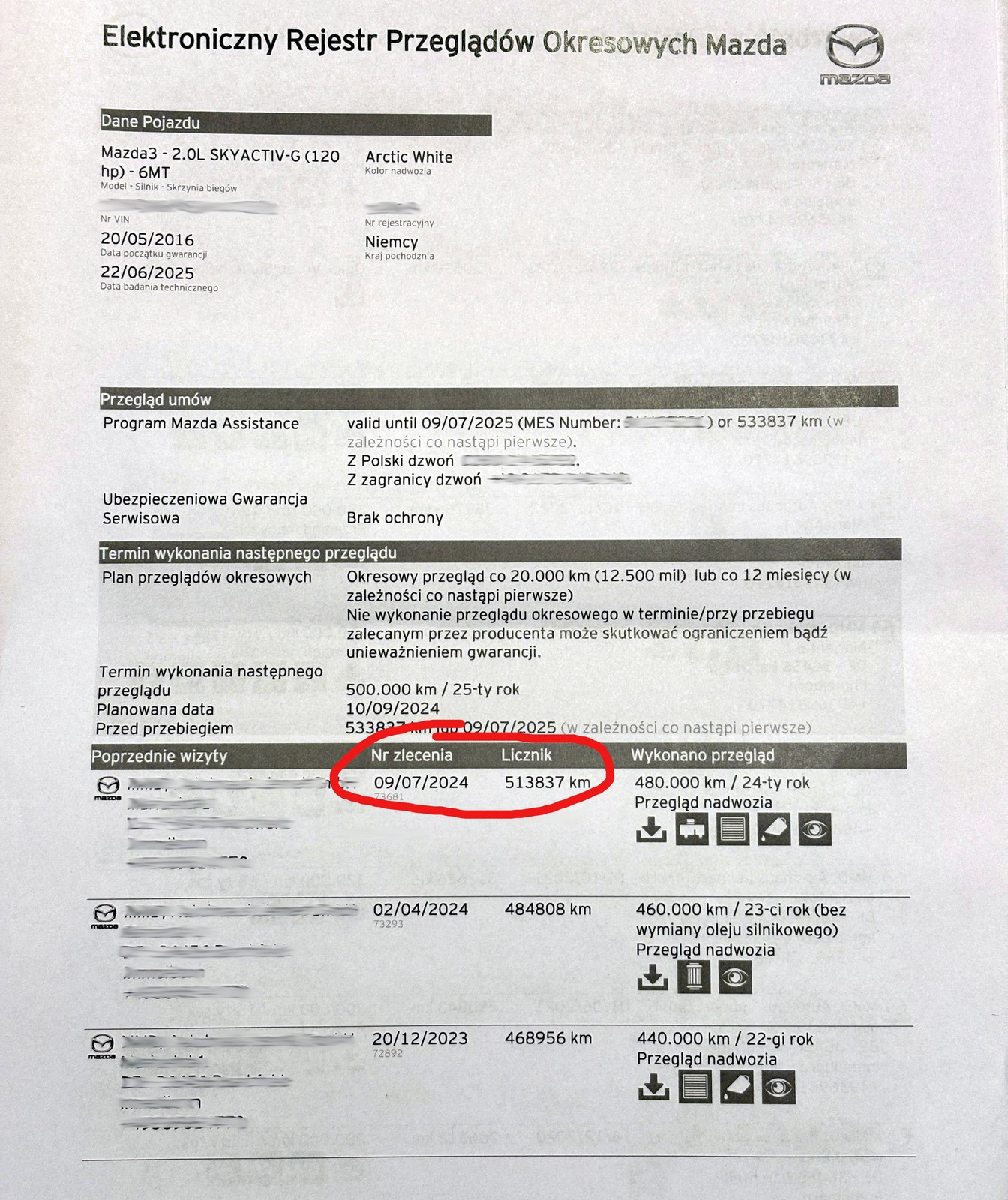 Mazda 3 "odmłodzona" o ponad 330 tys. km