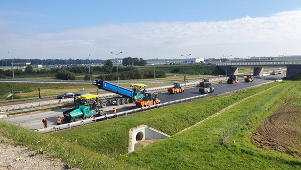 Remont autostrady A4 w woj. opolskim - postęp prac