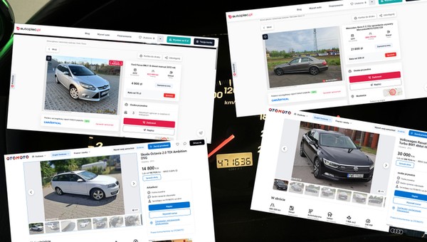 Samochody z najwyższymi przebiegami w ogłoszeniach